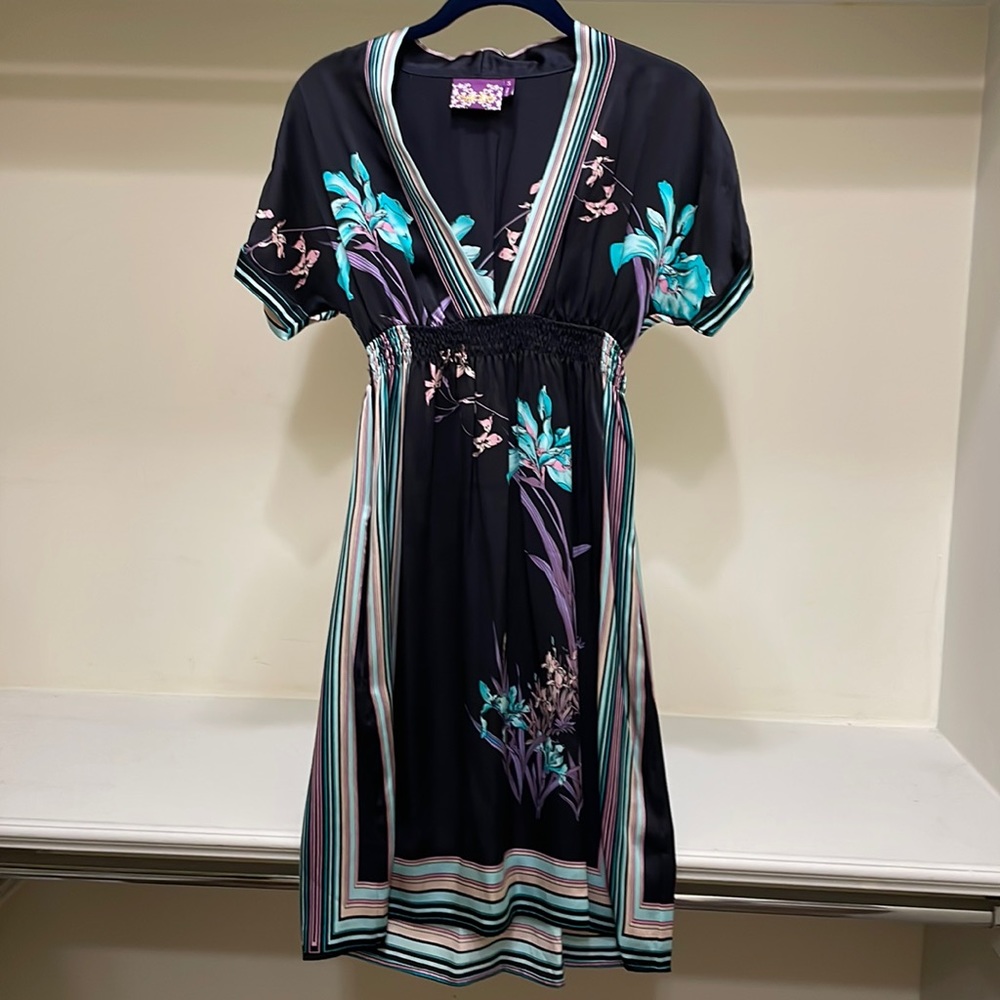 Silk black dress